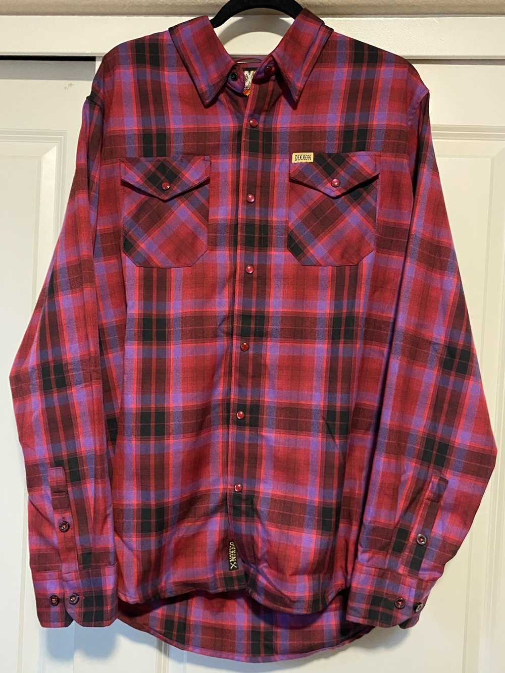 Dixxon Plaid Men’s Flannel Shirt - Sailor’s Delight - NWOT - Picture 2 of 4